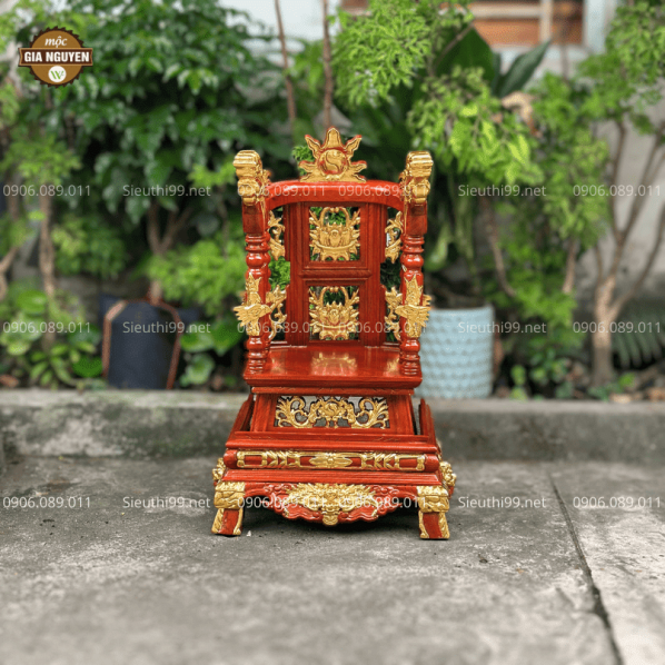 Ngai Thờ Gia Tiên Gỗ Hương Cỡ Nhỏ KP16