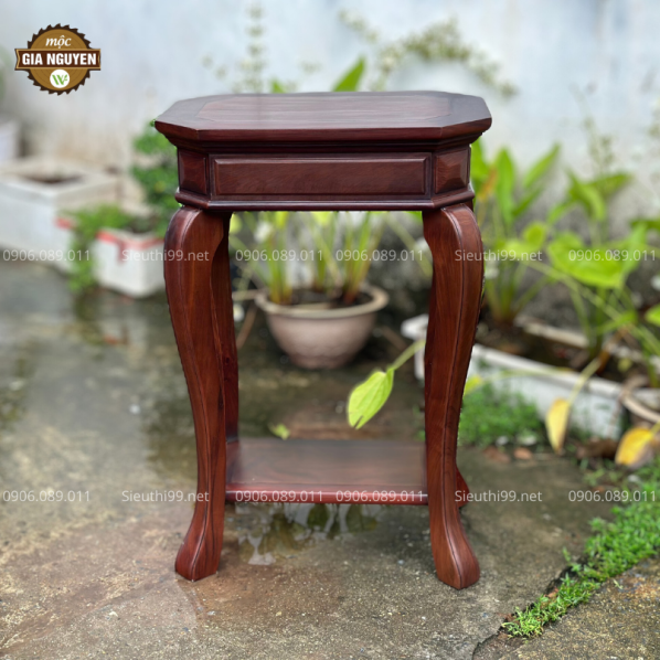 Đôn Chân Hươu Gỗ Hương Màu Óc Chó WA63