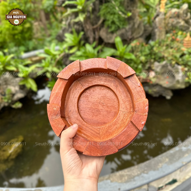 Kỷ Tròn Gỗ Hương Nhiều Kích Thước JP89 - Ảnh 6