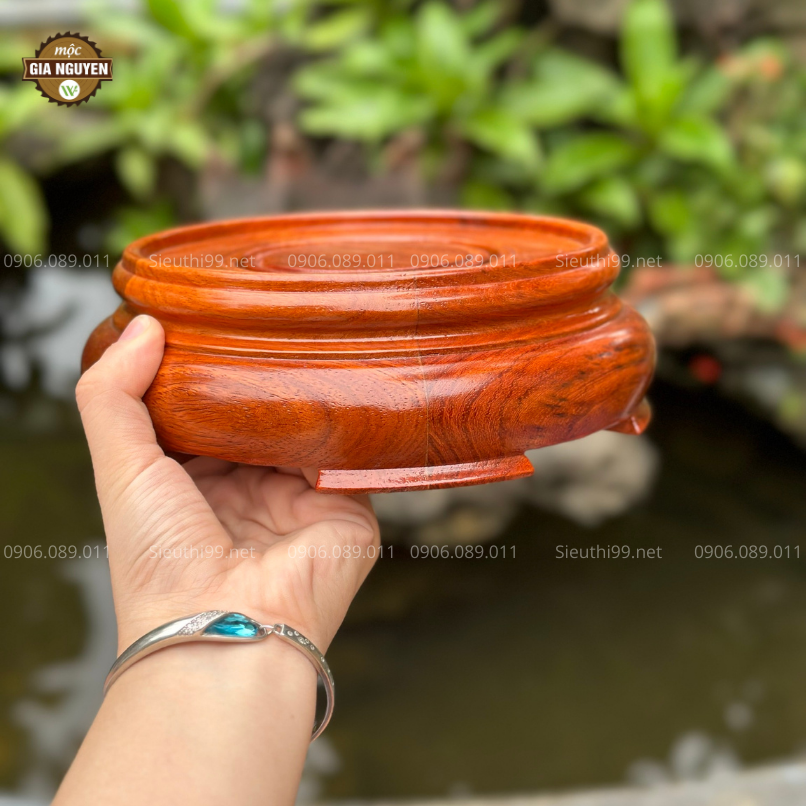 Kỷ Tròn Gỗ Hương Nhiều Kích Thước JP89 - Ảnh 5