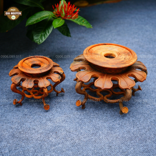 Đôn Gỗ Trắc Kê Pha Lê, Thạch Anh, Tượng MJ27