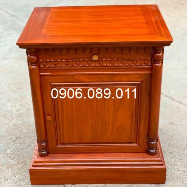 Tủ đầu giường gỗ hương, tủ táp gỗ MS02