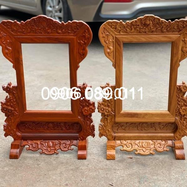 Khung Ảnh Thờ Gỗ Hương 20x30