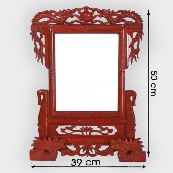 Khung Ảnh Thờ Song Long Dát Vàng