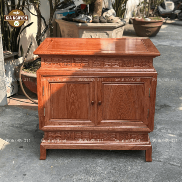 Tủ Táp Đầu Giường Kê Đồ Gỗ Hương TG11