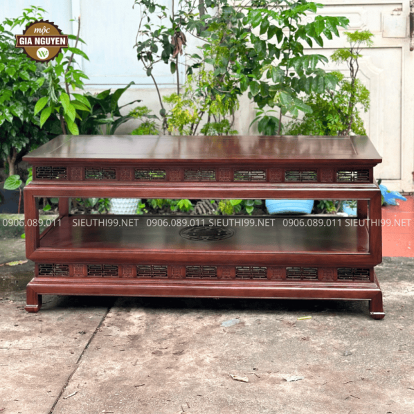 Bàn Gỗ Hương Chữ Thọ Cao Cấp 1m5
