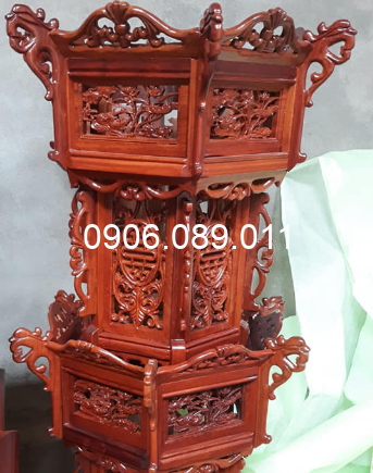 Đèn lồng gỗ Đồng kỵ hàng mộc ĐLG-M - Ảnh 3