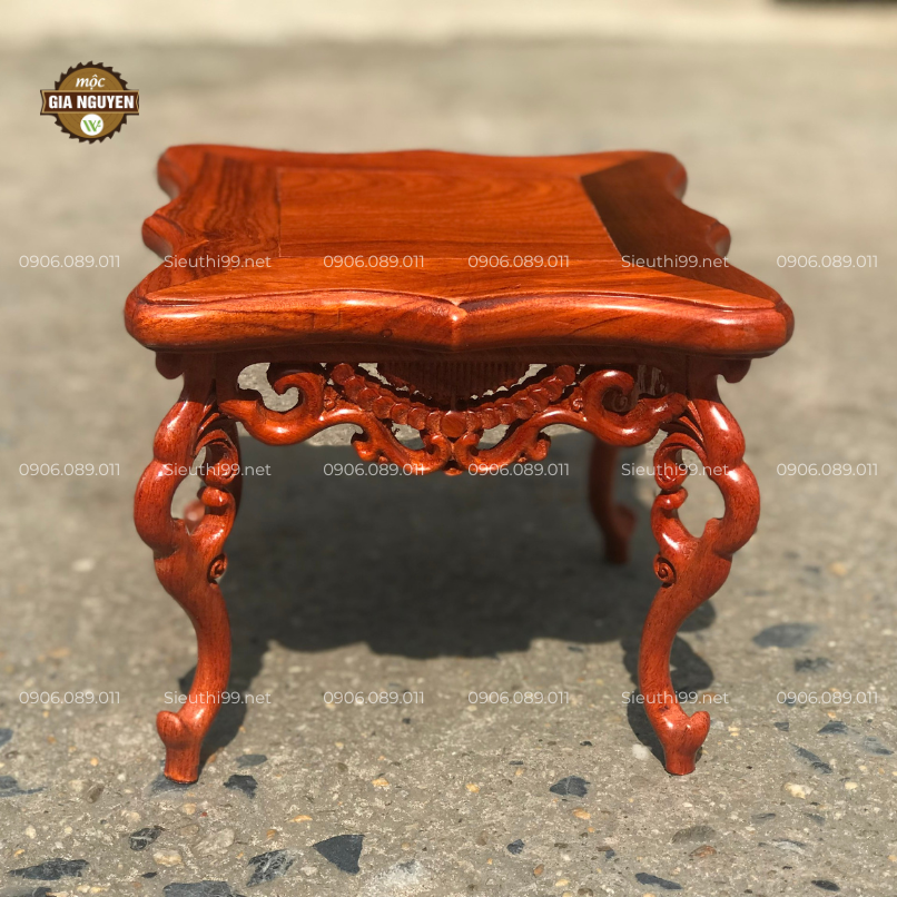 Đôn Tròn Gỗ Hương 30x30cm DT01 - Ảnh 9