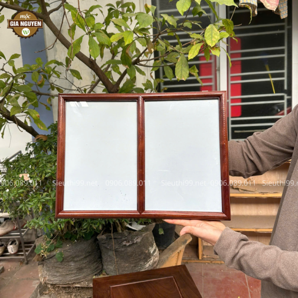 Khung Ảnh Đôi Treo Gỗ Hương 20x30cm KA11