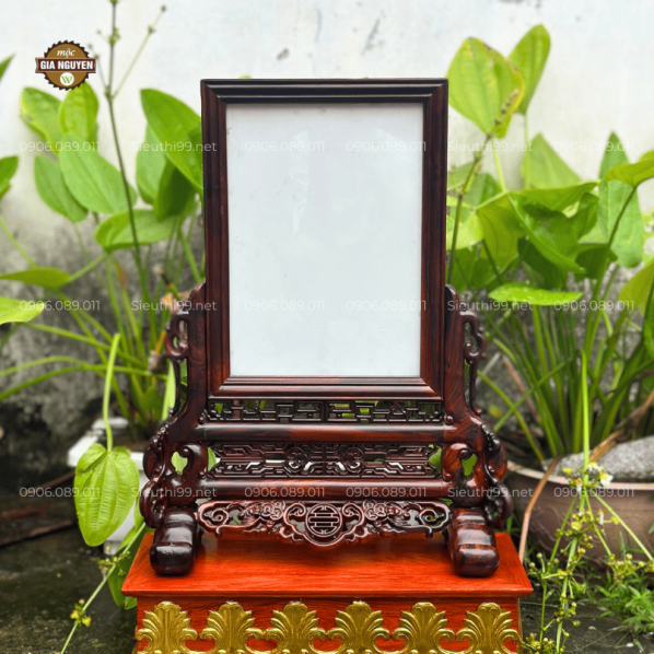 Khung ảnh thờ gỗ trắc 20x30cm KA89