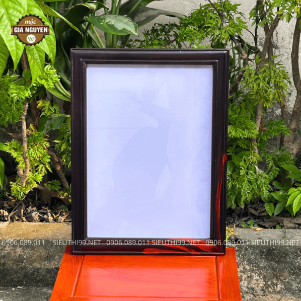 Khung Ảnh Thờ Treo Gỗ Trắc 25x35cm
