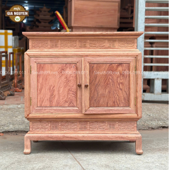 Tủ Táp Đầu Giường, Kệ Để Đồ Gỗ Hương TG01