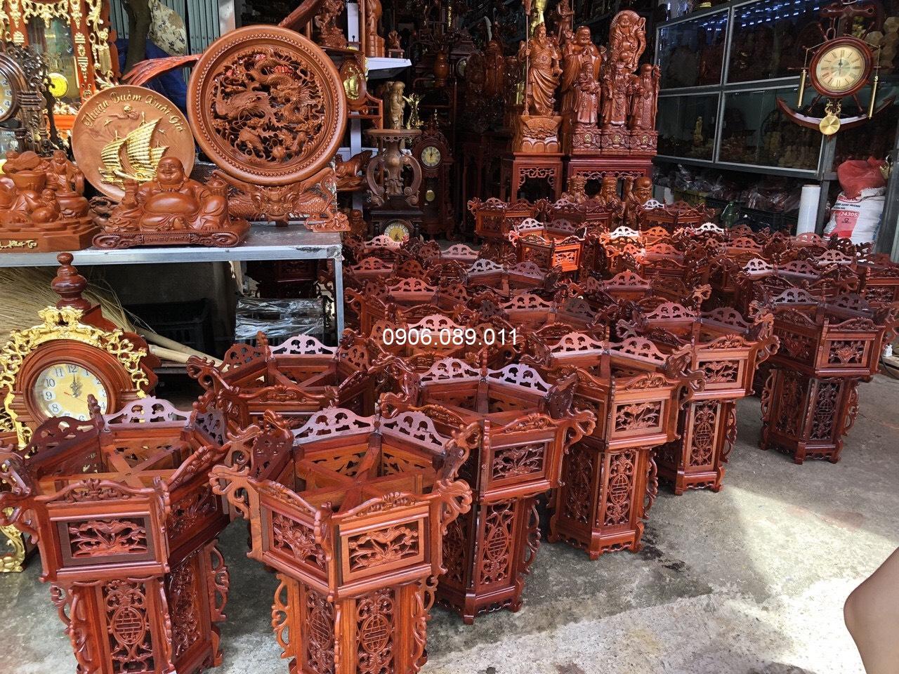 Đèn lồng gỗ Đồng kỵ hàng mộc ĐLG-M - Ảnh 5