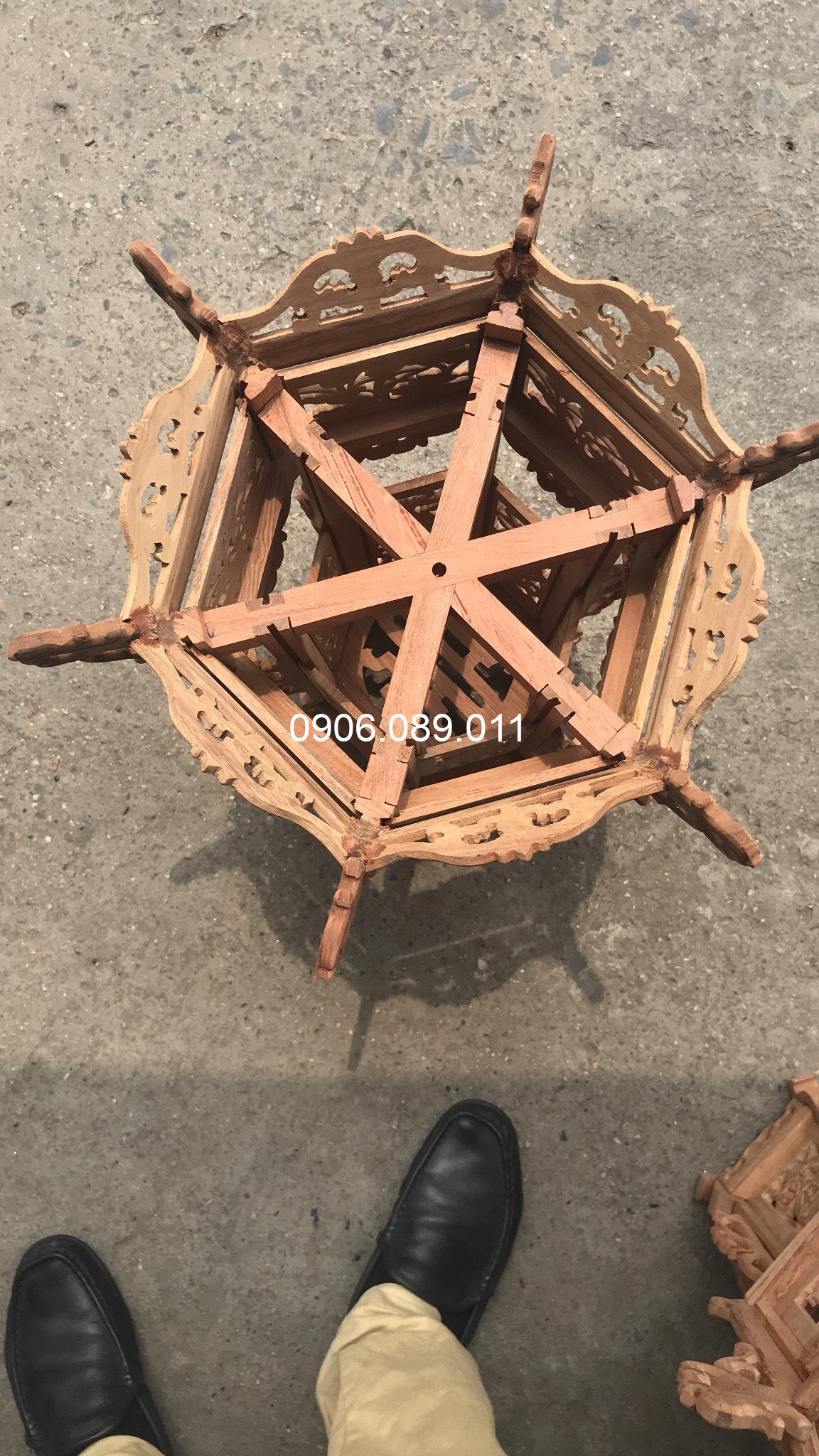 Đèn lồng gỗ Đồng kỵ hàng mộc ĐLG-M - Ảnh 13
