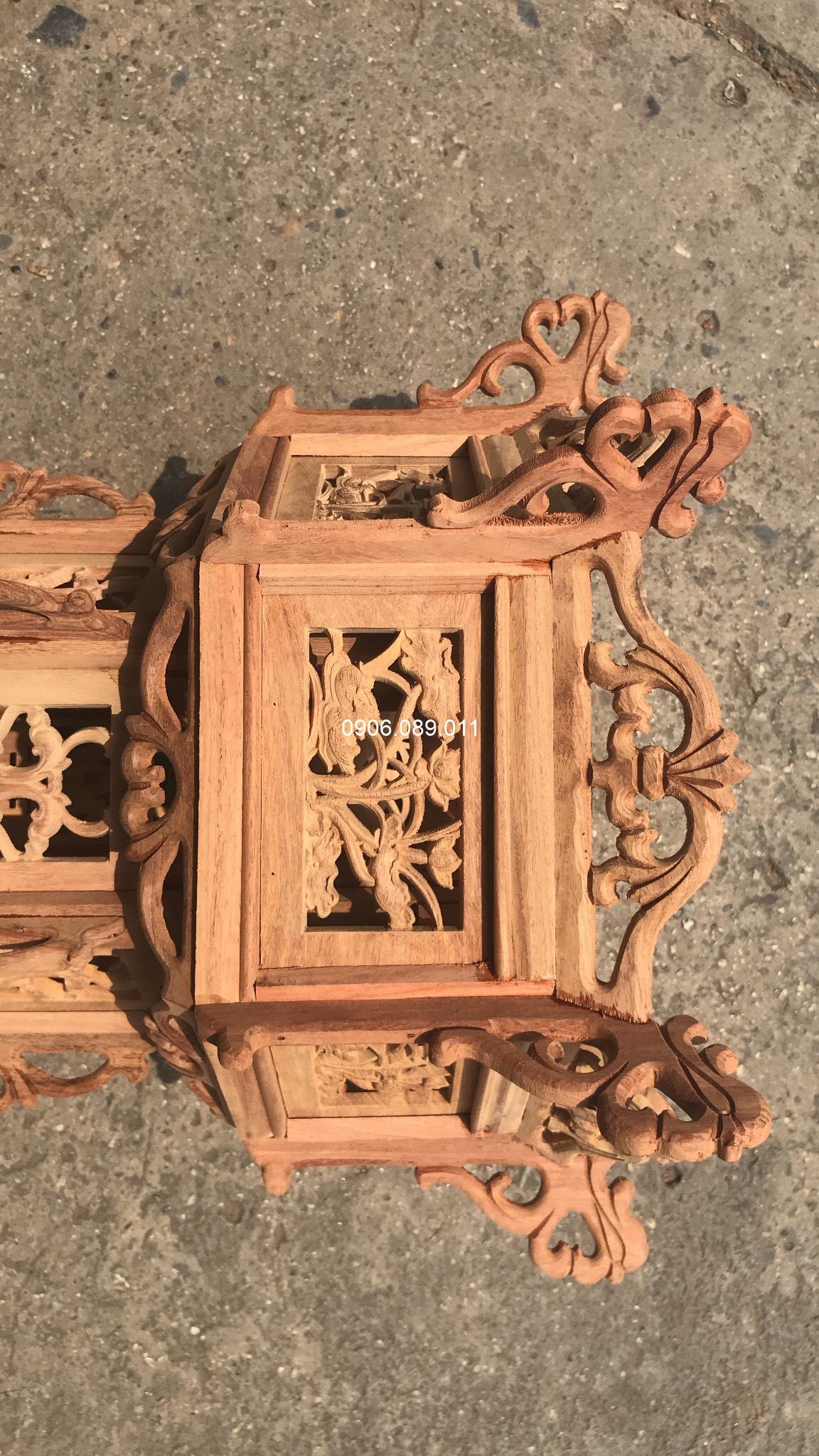 Đèn lồng gỗ Đồng kỵ hàng mộc ĐLG-M - Ảnh 10