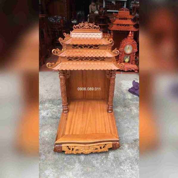 Ban Thờ Thần Tài Thổ Địa Gỗ Hương GGĐVC 02