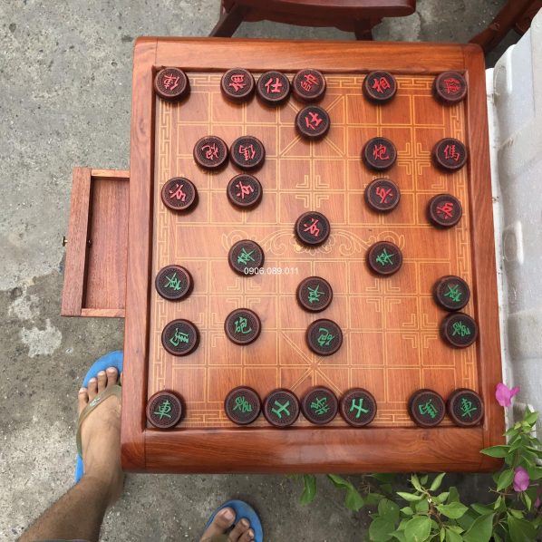 Bàn cờ gỗ hương Đồng Kỵ cao cấp