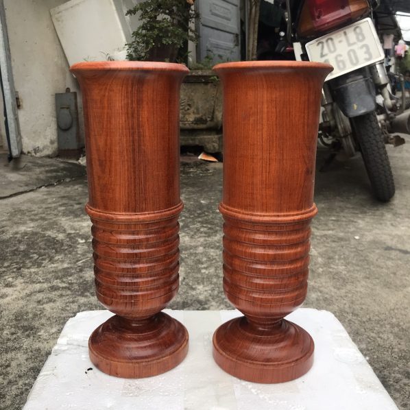 Ống đựng nhang gỗ hương đá