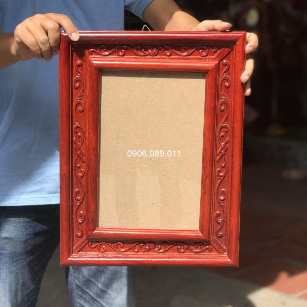 Khung Ảnh Thờ Treo Hoa Lá Tây Kép 20X30