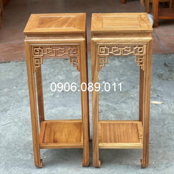 Đôn gỗ gõ đỏ 60