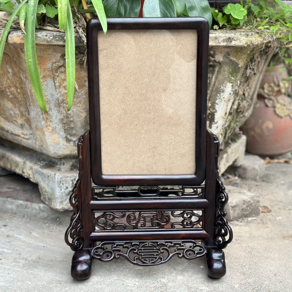 Khung ảnh thờ đơn giản gỗ trắc Đồng Kỵ cao cấp 20x25cm