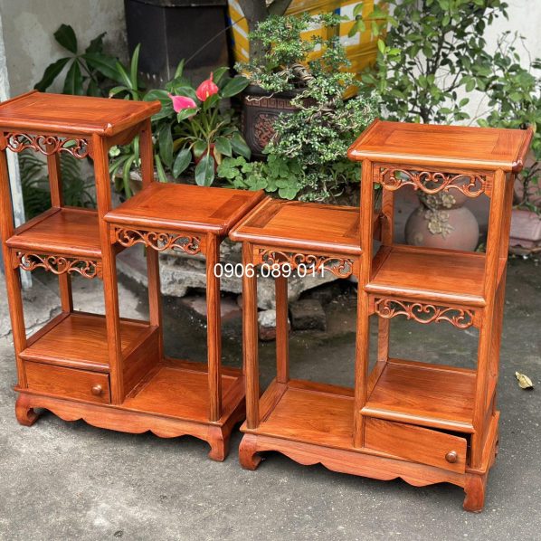 Đôn nhị sơn thùng gỗ gụ