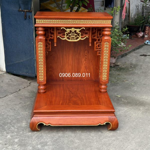 Ban thờ thần tài gỗ hương Đồng Kỵ cỡ lớn