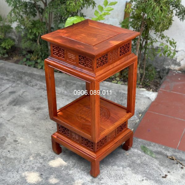 Đôn đèn gỗ hương Đồng Kỵ cao 80cm