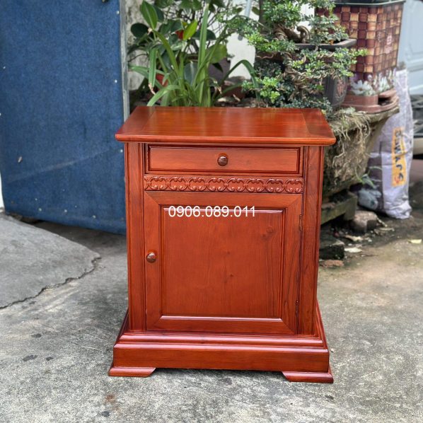 Tủ táp đơn giản gỗ hương Đồng Kỵ cao cấp 60cm JHD7