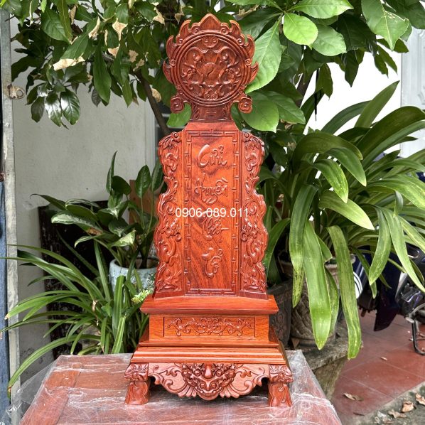 Bài vị gia tiên gỗ hương cỡ lớn
