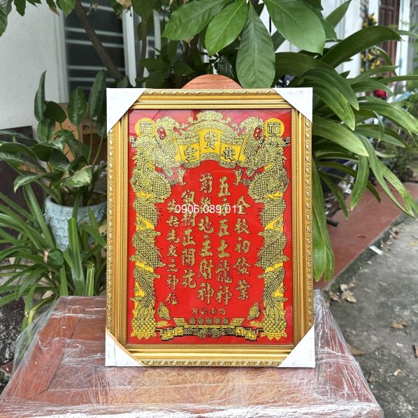 Bài vị thờ Táo Quân cao cấp