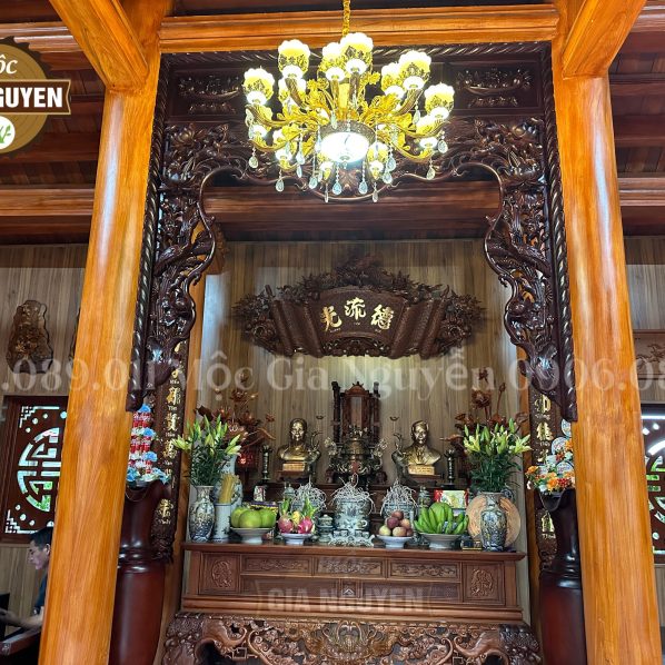 Cửa Võng Gỗ Đẹp- Điểm Nhấn Cho Không Gian Thờ Cúng