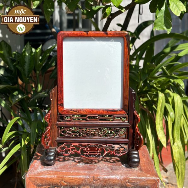 Khung ảnh thờ gỗ trắc 25x30cm