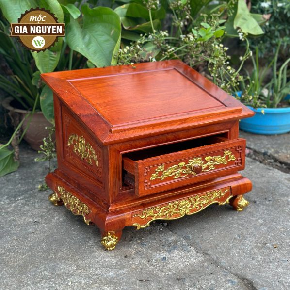 Bàn tụng kinh gỗ hương cao cấp JGF6