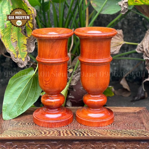 Ống đựng nhang gỗ hương cao cấp 28cm