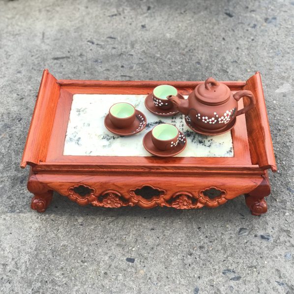 Bàn trà nhật trạm trúc, bàn ô sin, bàn chân quỳ kiểu nhật 60x40x12