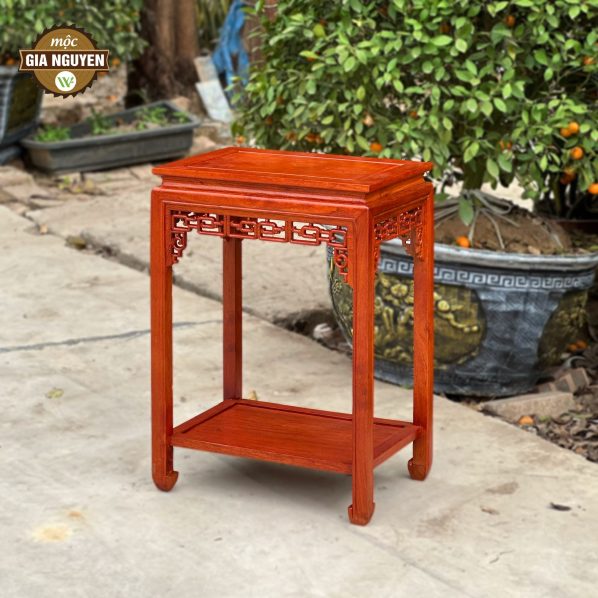 Đôn chữ nhật gỗ hương 45x55 cao 80cm