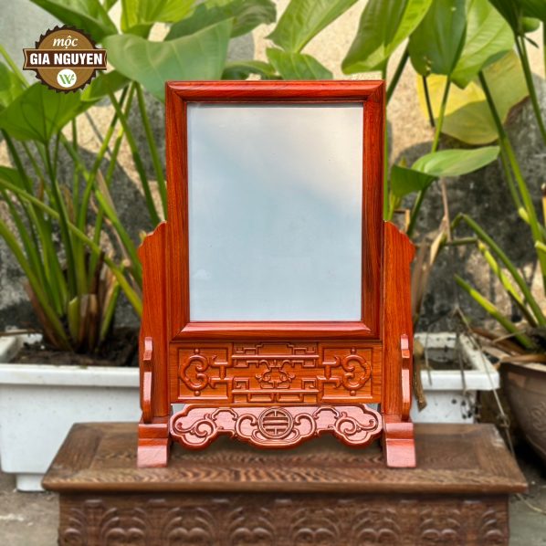 Khung ảnh thờ chữ Thọ gỗ hương 18x24cm