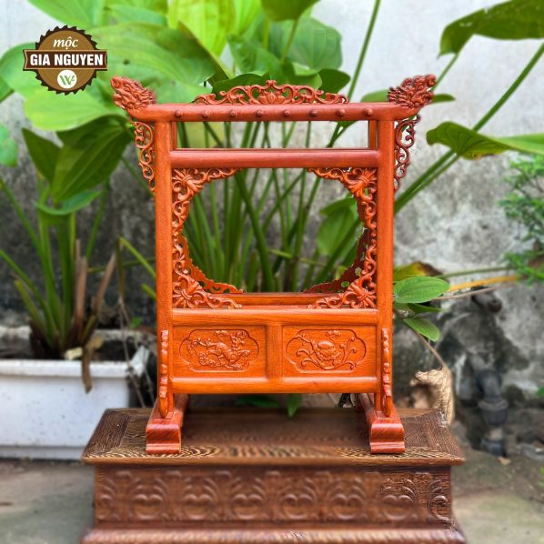 Giá treo bút gỗ hương cao cấp cao 50cm