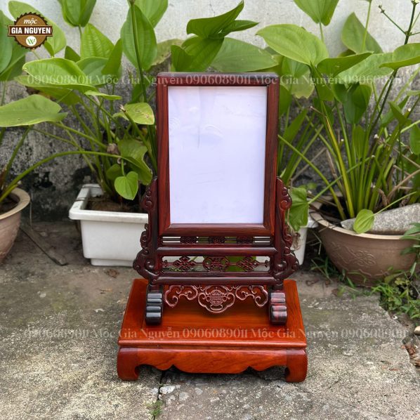 Khung ảnh thờ cao cấp gỗ trắc 20x30cm